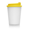 Frosted Double Wall Cup 2 Yellow